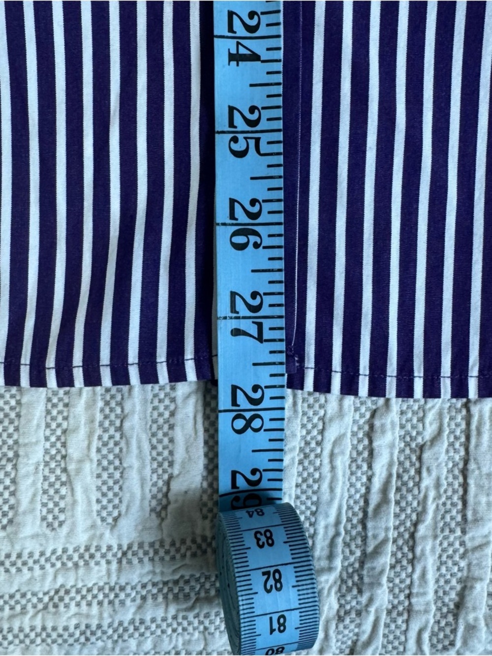 Lauren Ralph Lauren Purple & White Striped Button Down – Size Large - Picture 8 of 10